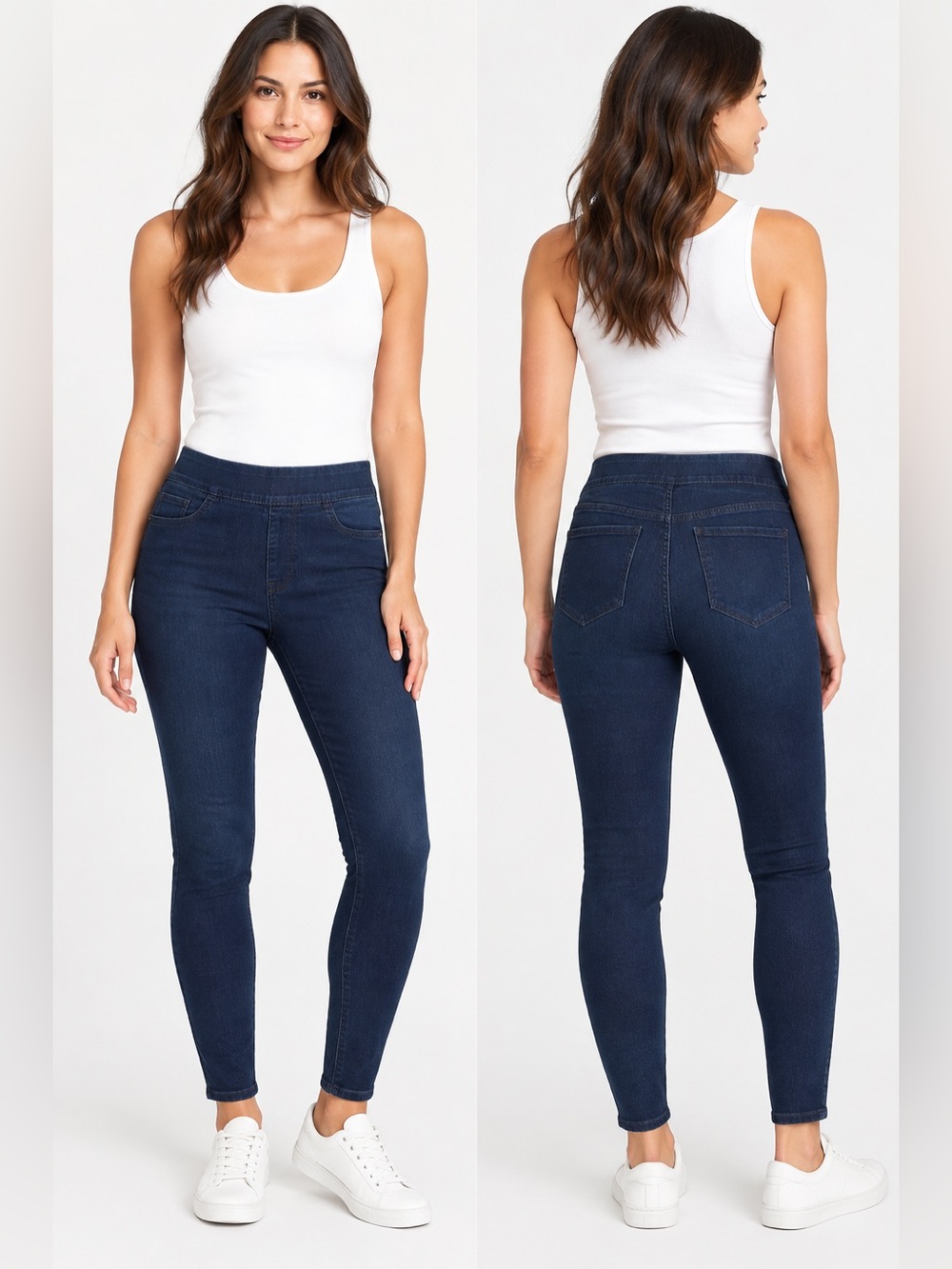 Old Navy Super Skinny Mid Rise Jeans Size 8 Dark Wash NWT